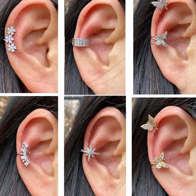 Cute Conch Ear Cuff Earring Curation Ideas for Women - www.MyBodiArt.com