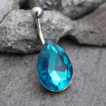 Turquoise Gemstone Belly Button Ring