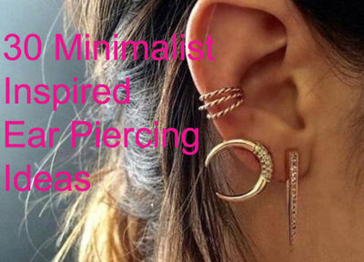 30+ Ear Piercing Ideas for the Minimalist