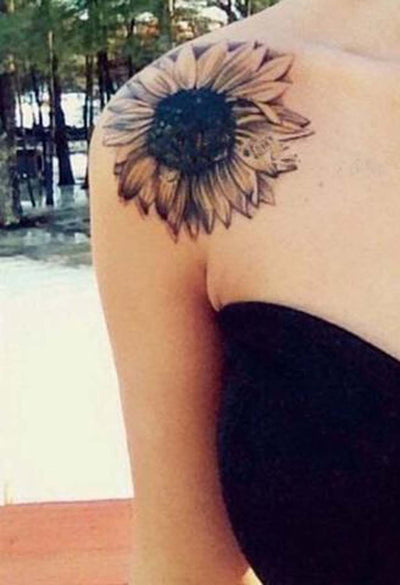 20 of the Most Boujee Sunflower Tattoo Ideas