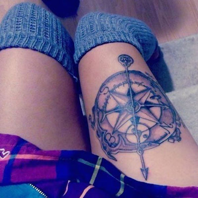 50+ Most Breathtaking Compass Tattoos Ideas