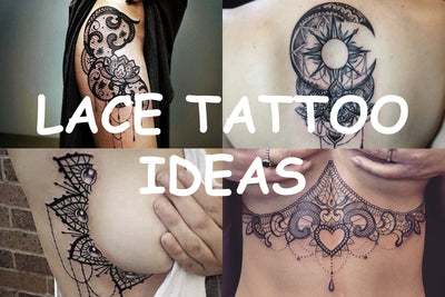 30 of the Most Realistic Lace Tattoo Ideas
