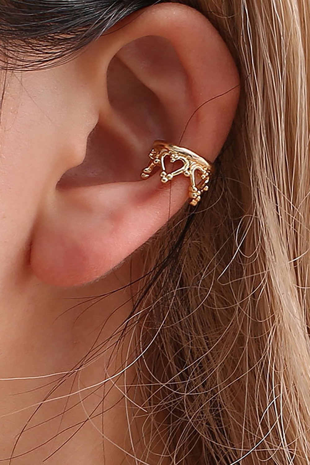 Adelaide Cute Crown Ear Cuff Earring – MyBodiArt