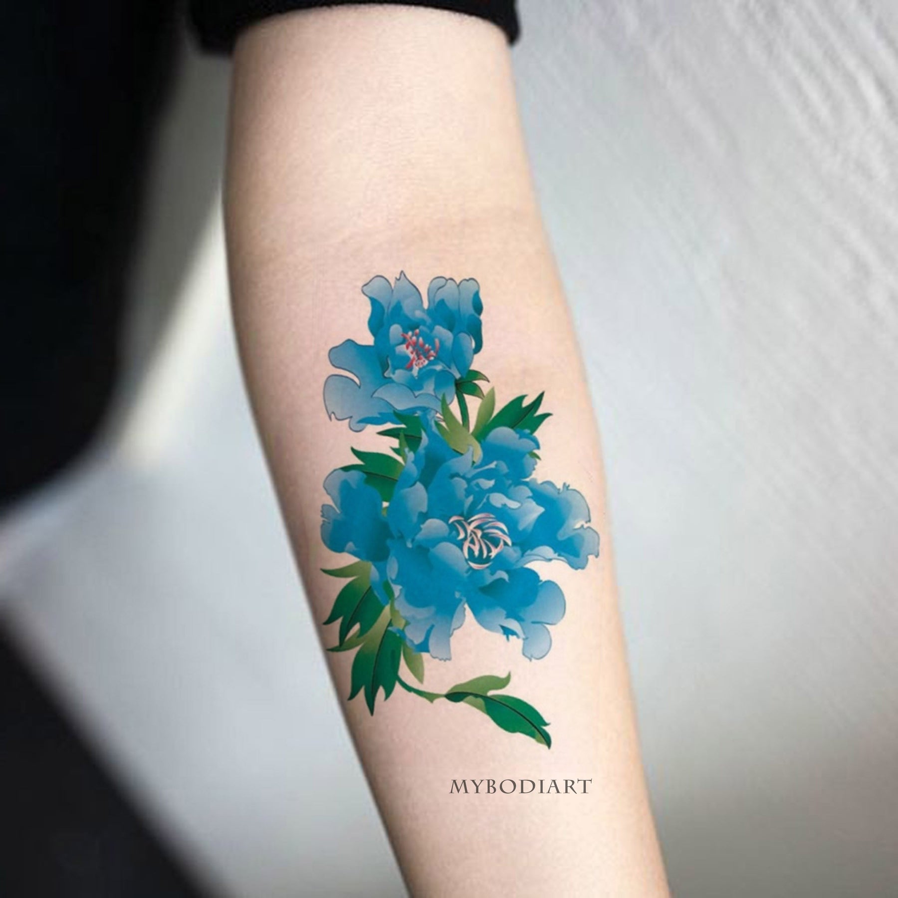 Blue Lilies Girls Hip Tattoo  Best Tattoo Ideas For Men  Women
