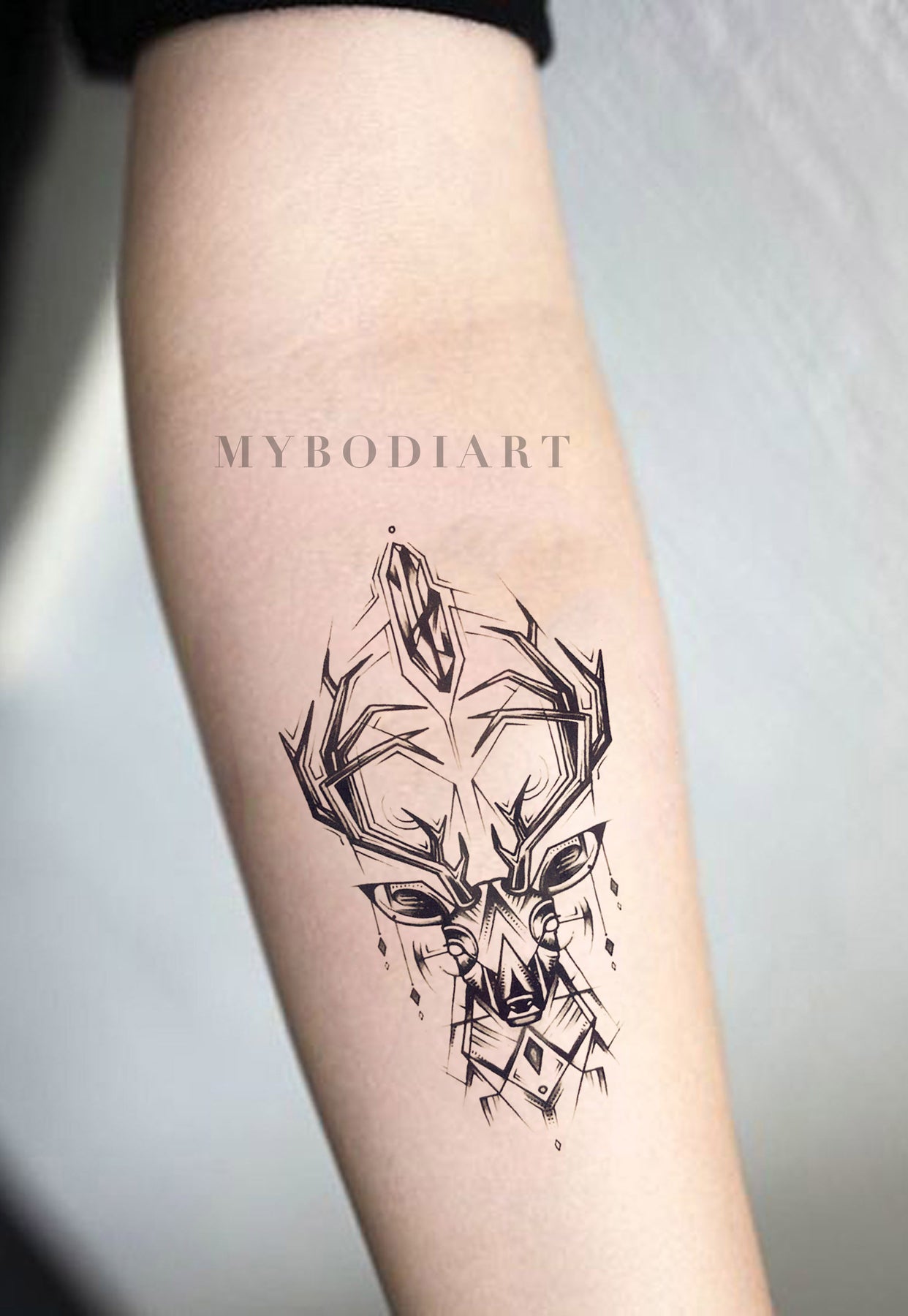 Deer camp forearm tattoo for men｜TikTok Search
