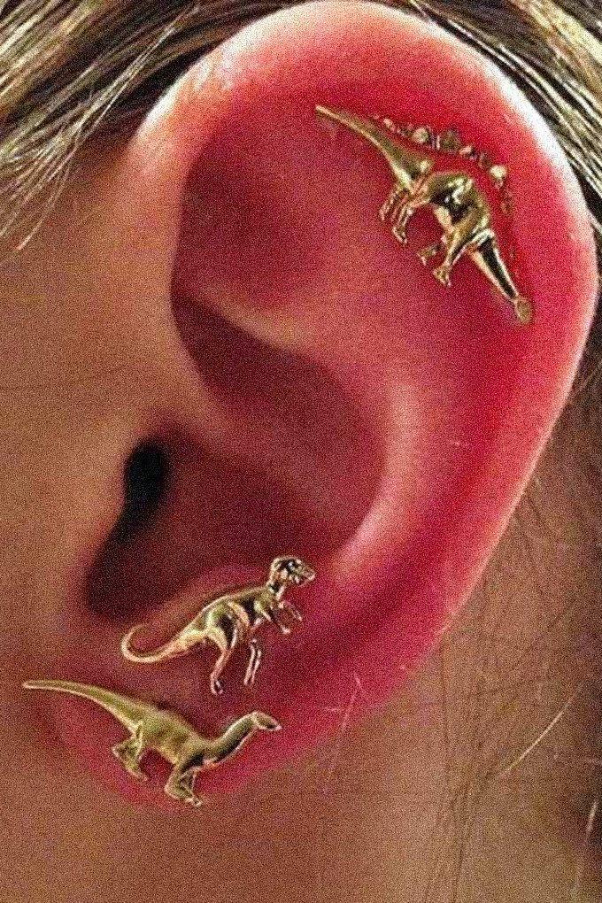 Body Jewelry Dinosaur Nipple Bars Dinosaur Nipple Piercing 14