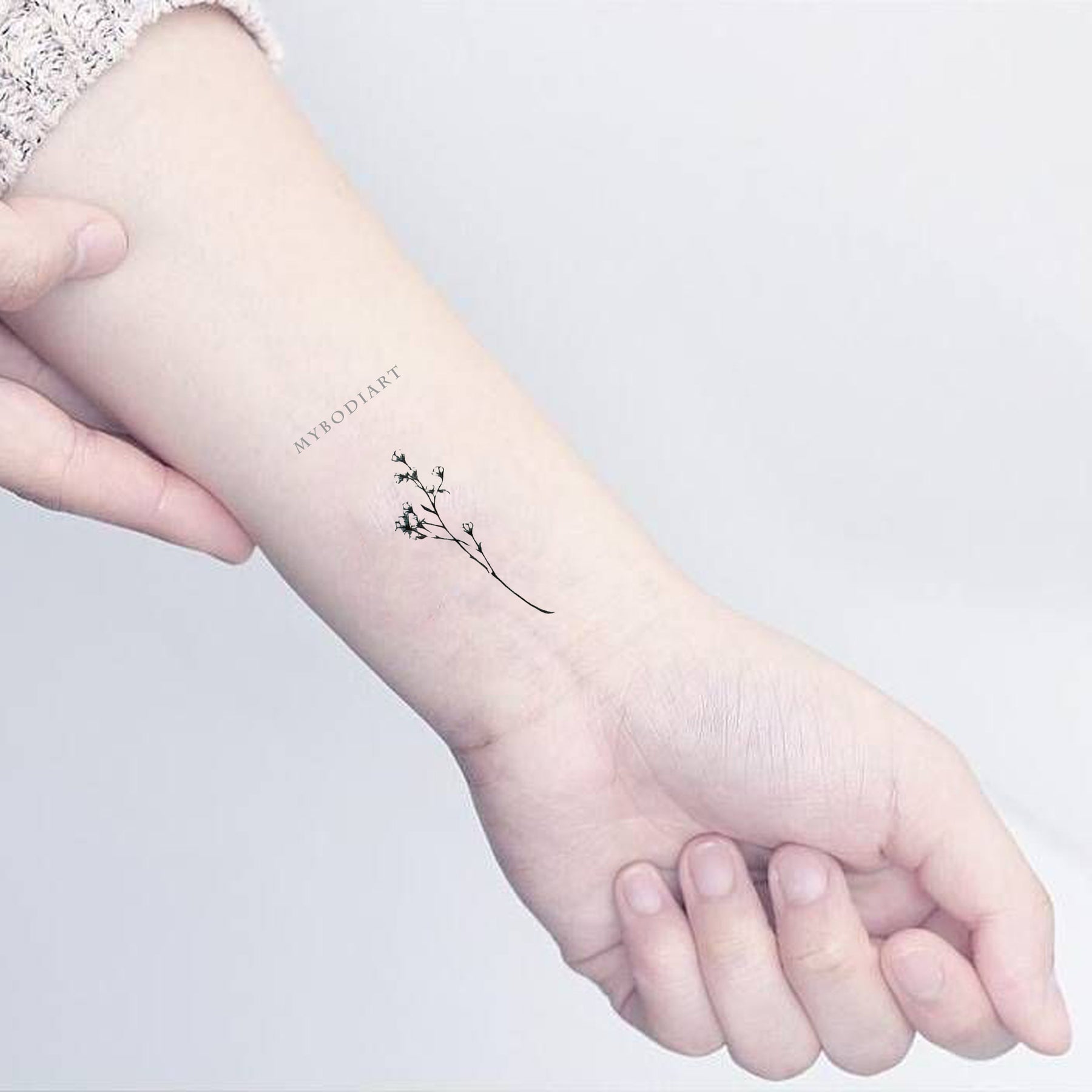 50 Small & Delicate Floral Tattoo Information & Ideas - Brighter Craft % |  Small wrist tattoos, Tiny tattoos for girls, Side wrist tattoos