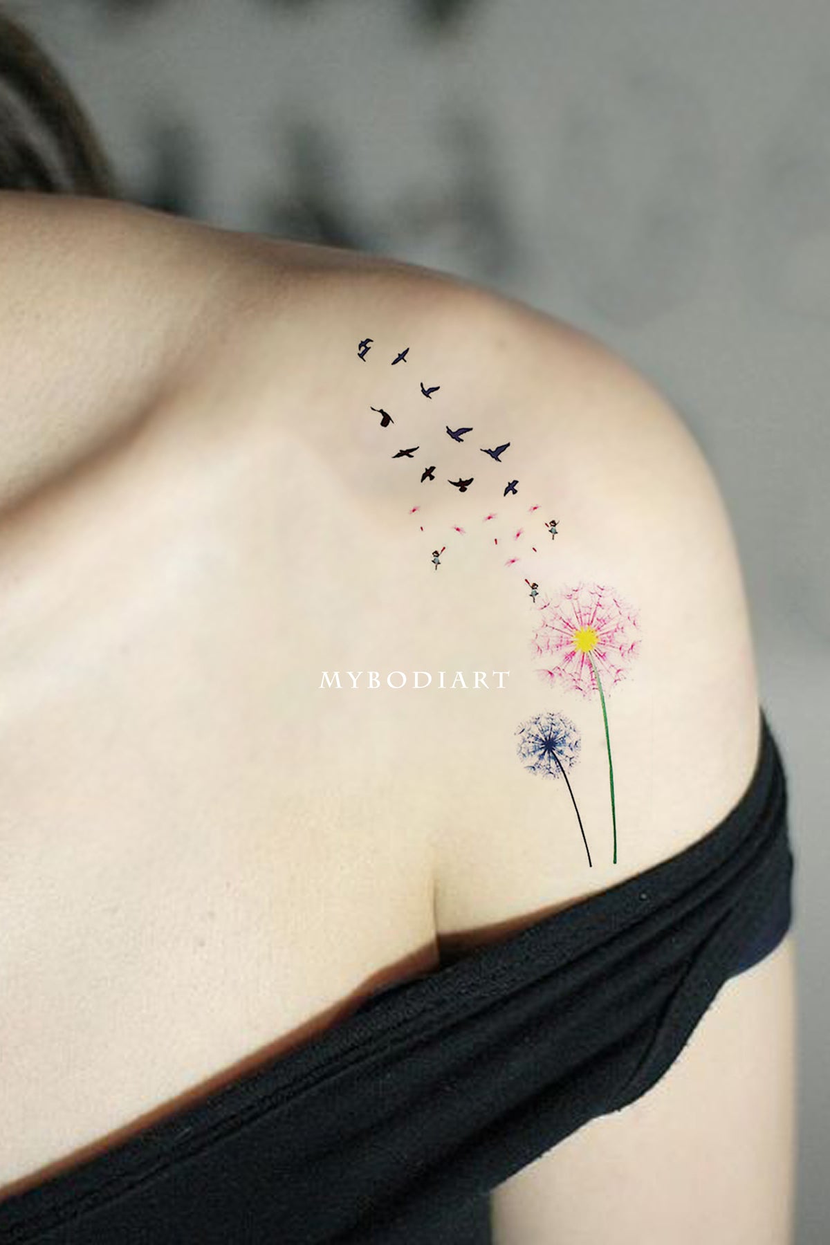 55 Awesome Dandelion Tattoos On Shoulder - Tattoo Designs – TattoosBag.com