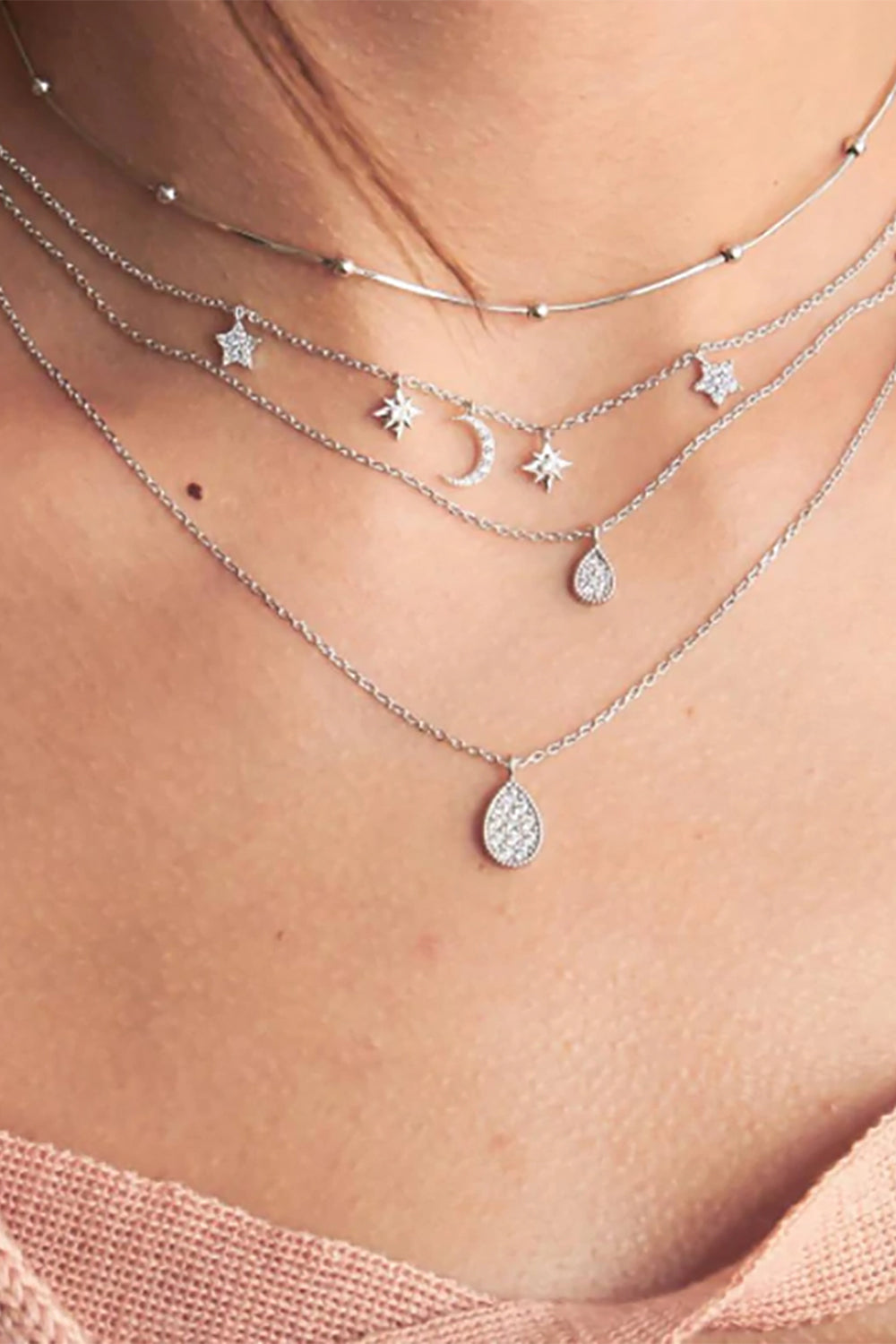 Beaded Multi-layer Boho Necklace – Femmi Accessories