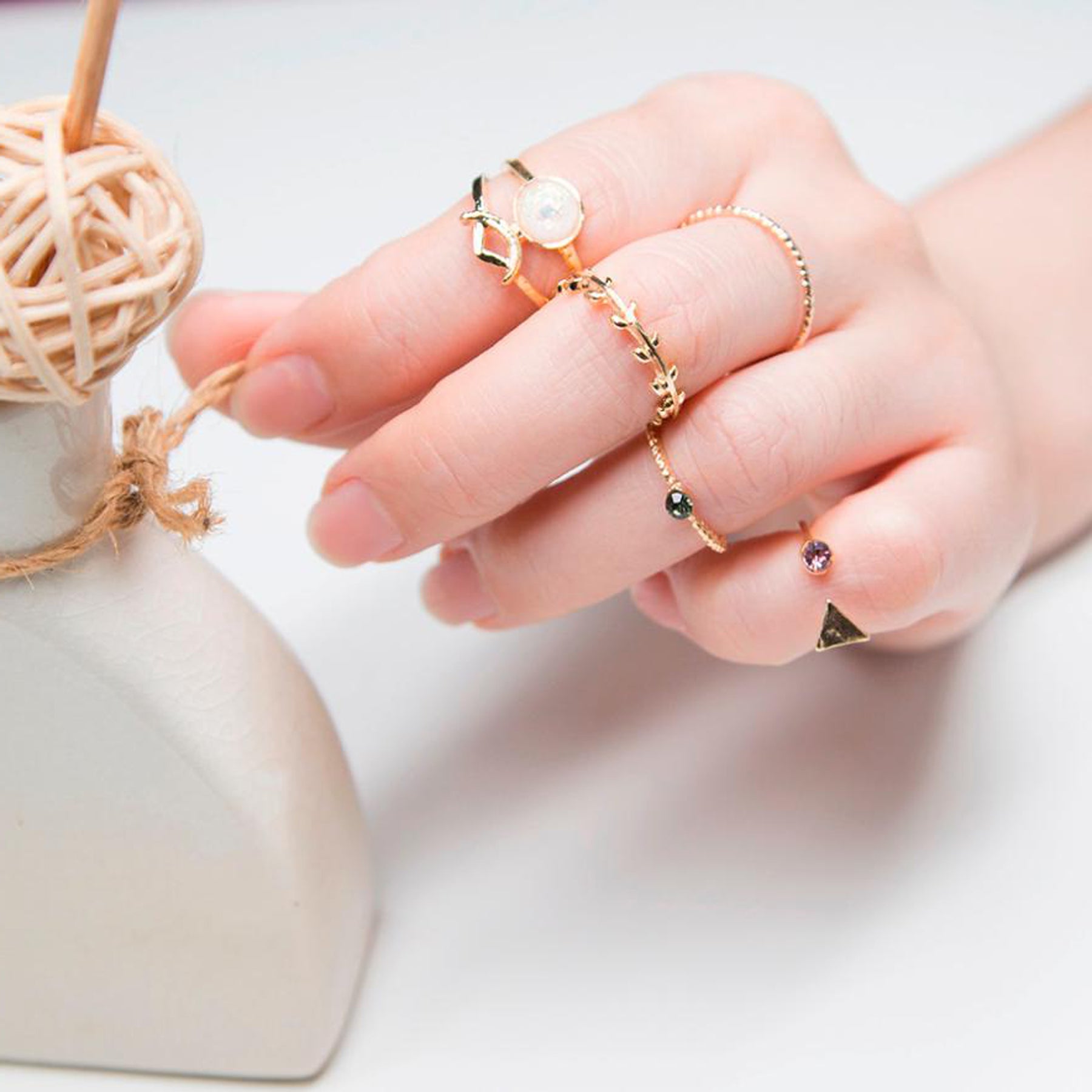 22K Gold Ring For Modern Girls - Giriraj Jewellers | Fashion jewelry  necklaces gold, Modern gold ring, Gold ring designs
