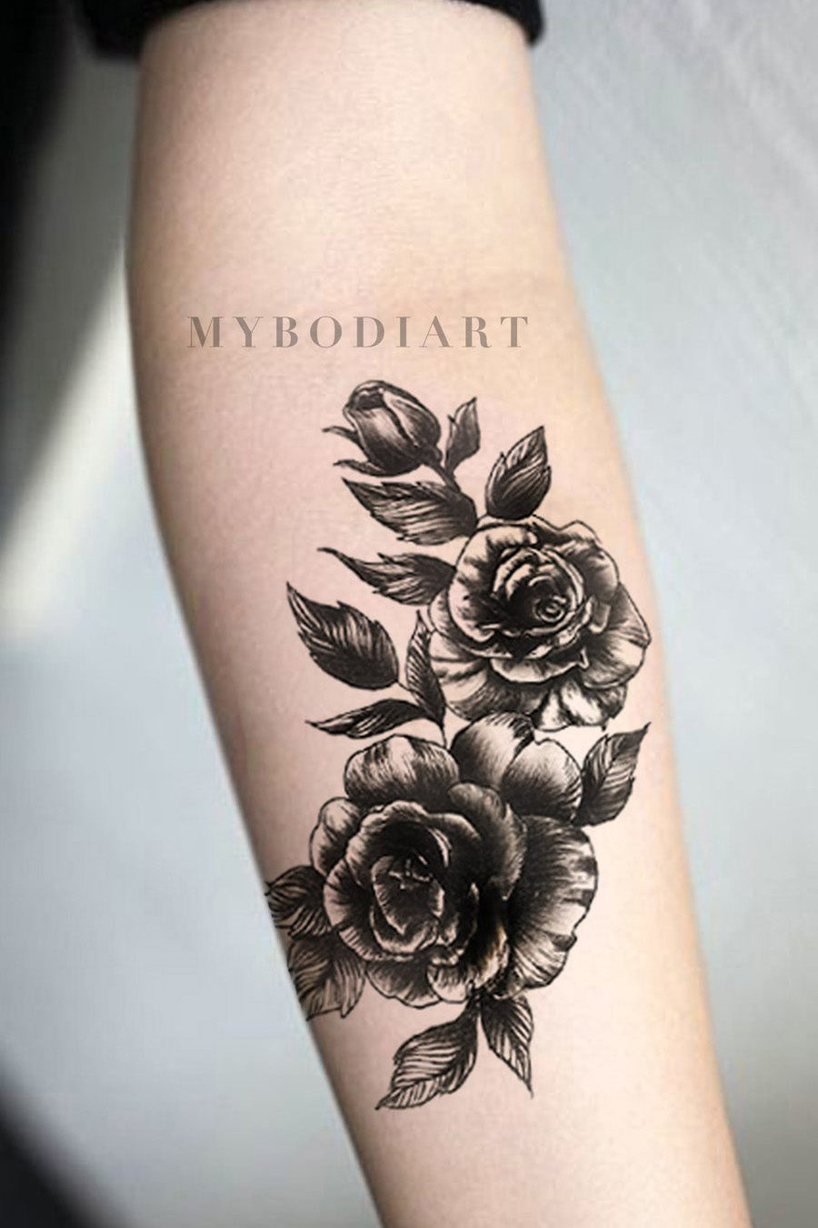 Stunning Black & Grey Rose Tattoo Ideas