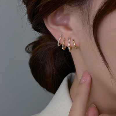 Trendy Edgy Claw Lobe Hoop Earring Fashion Jewelry for Women - www.MyBodiArt.com #earrings