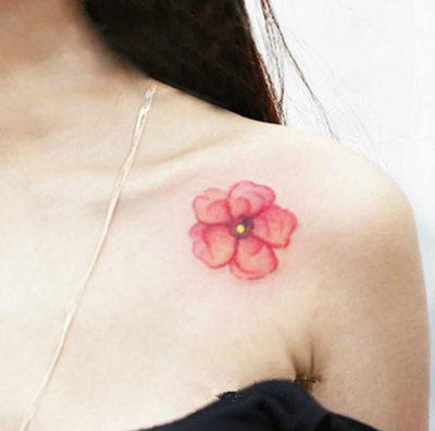 Floral Temporary Tattoo at MyBodiArt
