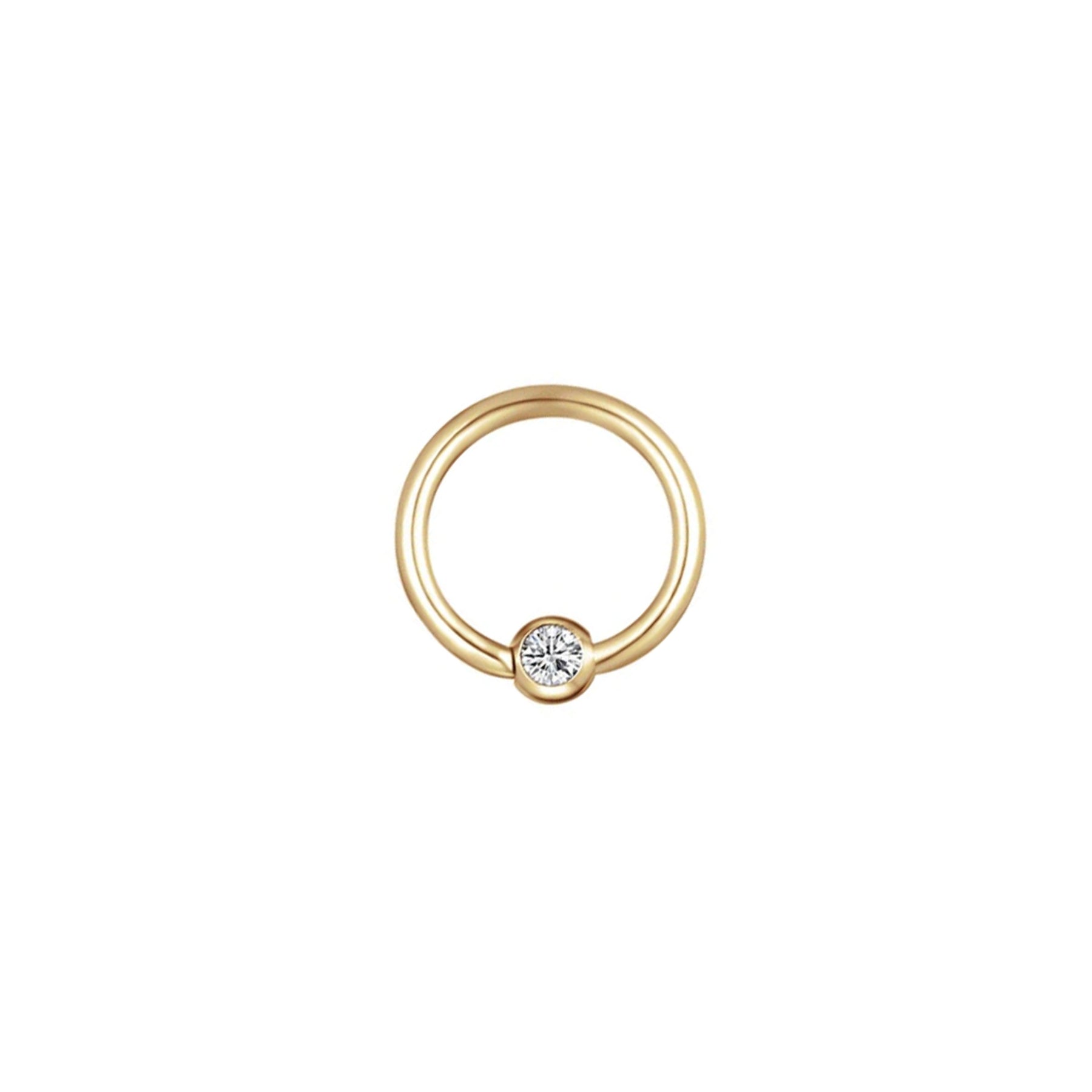 Swarovski Crystal Gold Captive Bead Ring, Helix Earring, Helix Piercing ...