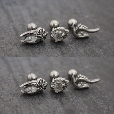Chunk Victorian Ear Piercing Jewelry Ideas Earrings for Women - www.MyBodiArt.com