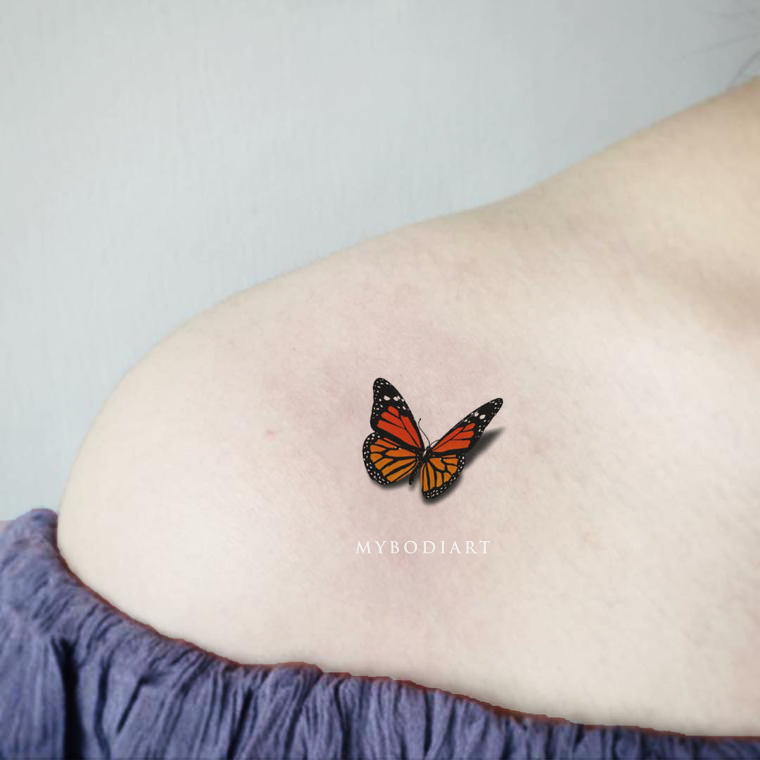 Stunning 3D Butterfly Tattoos for Ladies