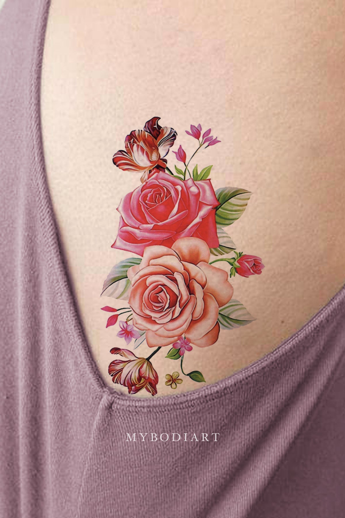 TATTOOS.ORG — Vintage Flower tattoo
