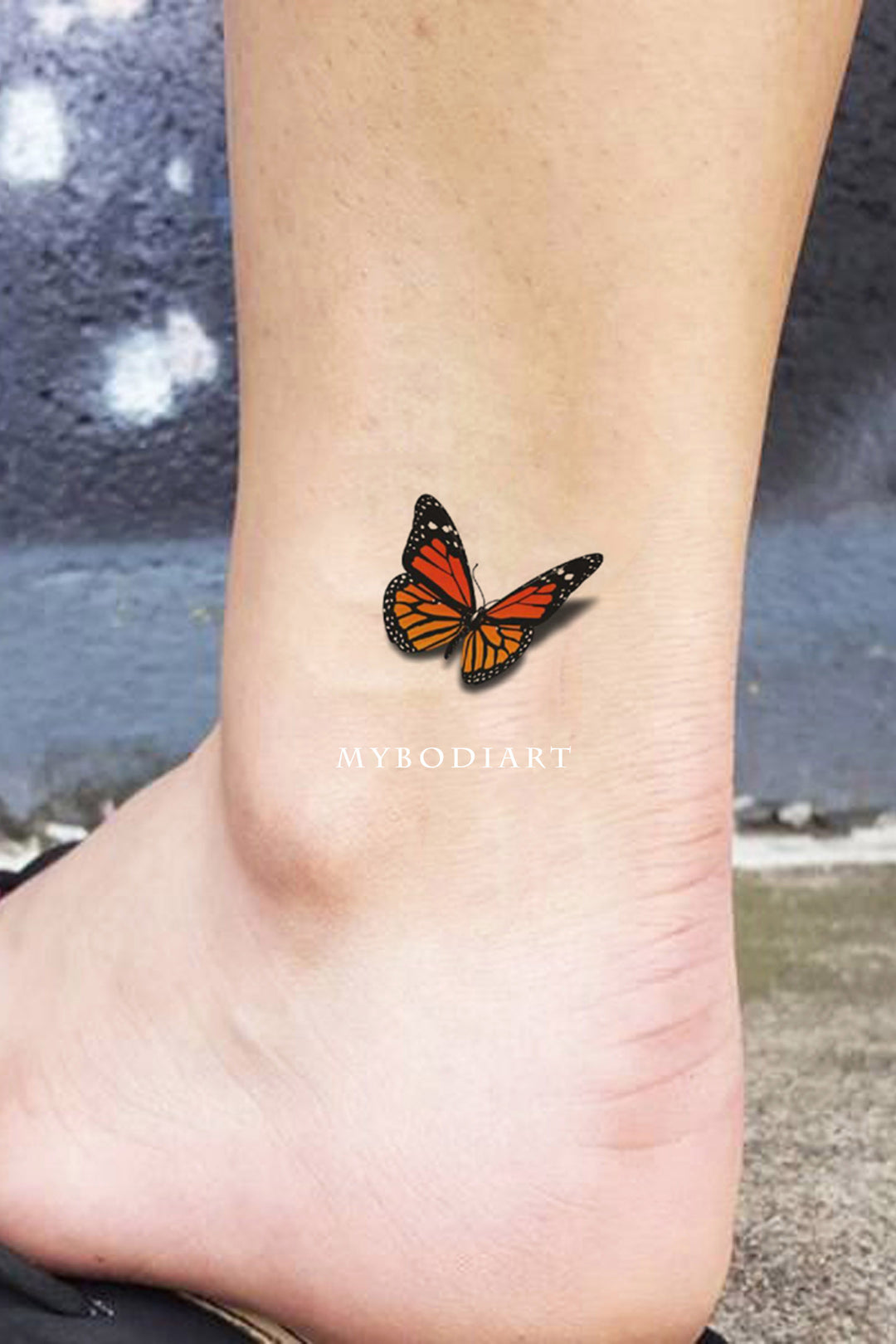 Beautiful Butterfly Tattoos for Women’s Feet