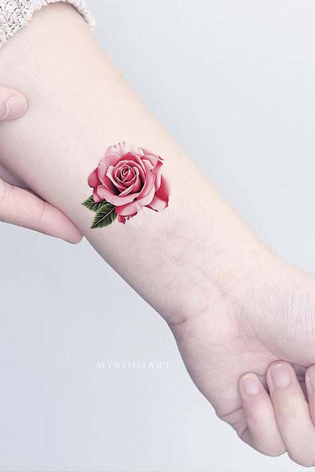 Pink Rose Tattoo
